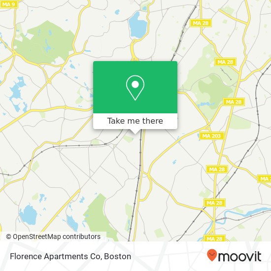 Mapa de Florence Apartments Co