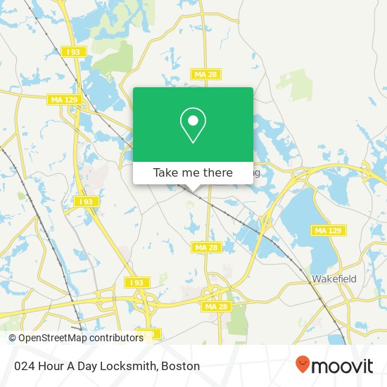 024 Hour A Day Locksmith map