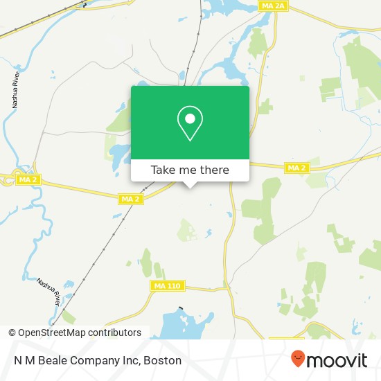 N M Beale Company Inc map