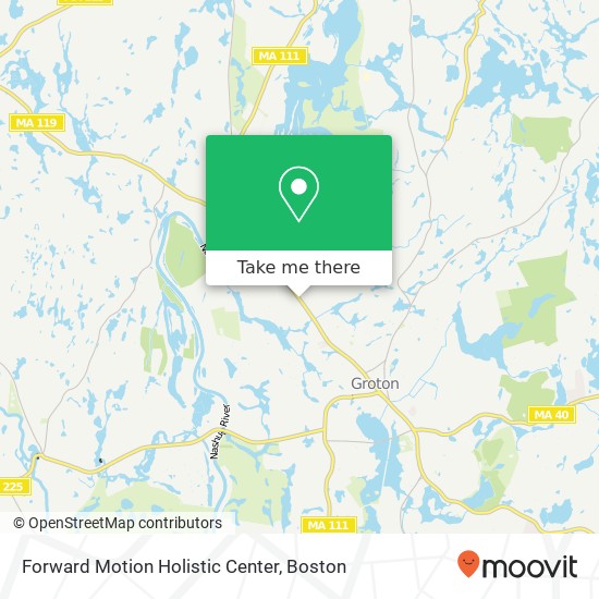 Forward Motion Holistic Center map