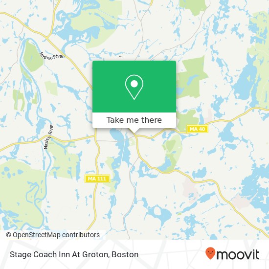 Stage Coach Inn At Groton map