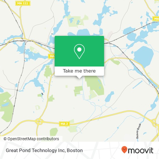 Great Pond Technology Inc map