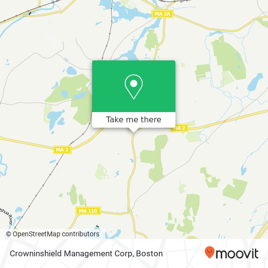 Crowninshield Management Corp map