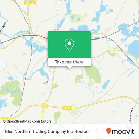 Mapa de Blue Northern Trading Company Inc