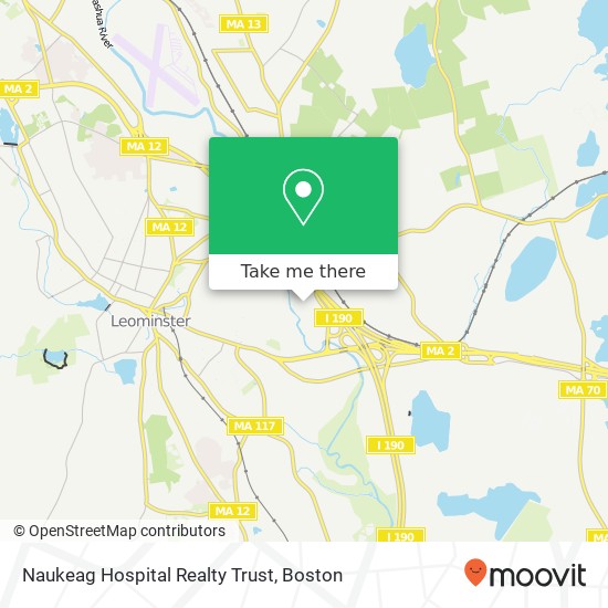Naukeag Hospital Realty Trust map