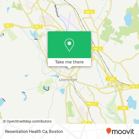 Resentation Health Ca map