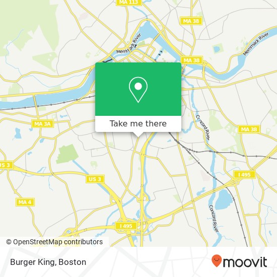 Burger King map