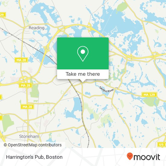 Harrington's Pub map