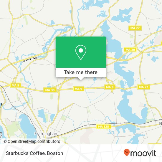 Starbucks Coffee map