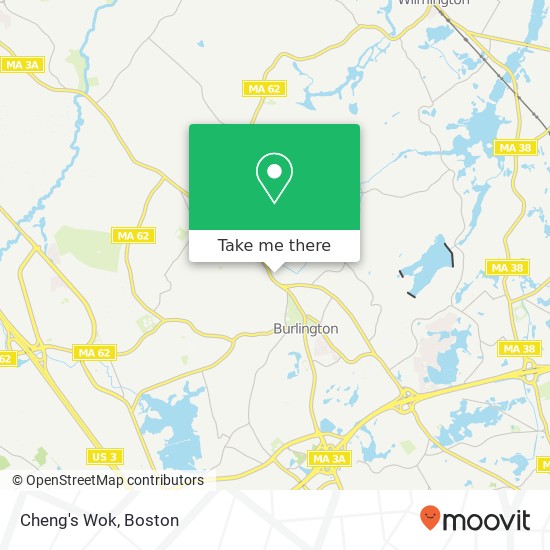 Cheng's Wok map