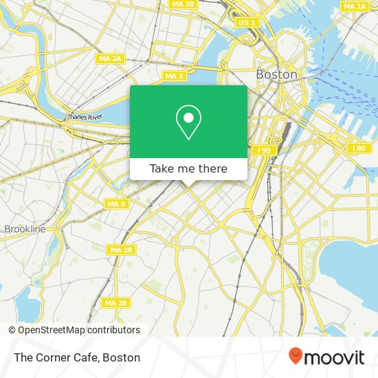 The Corner Cafe map