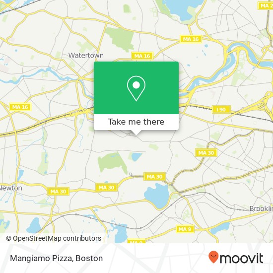 Mangiamo Pizza map