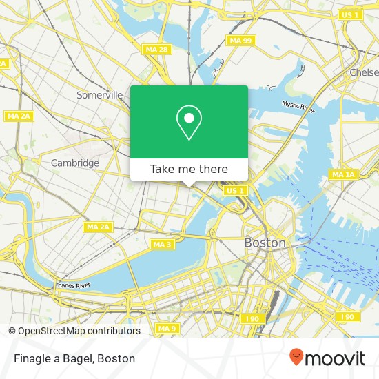 Finagle a Bagel map