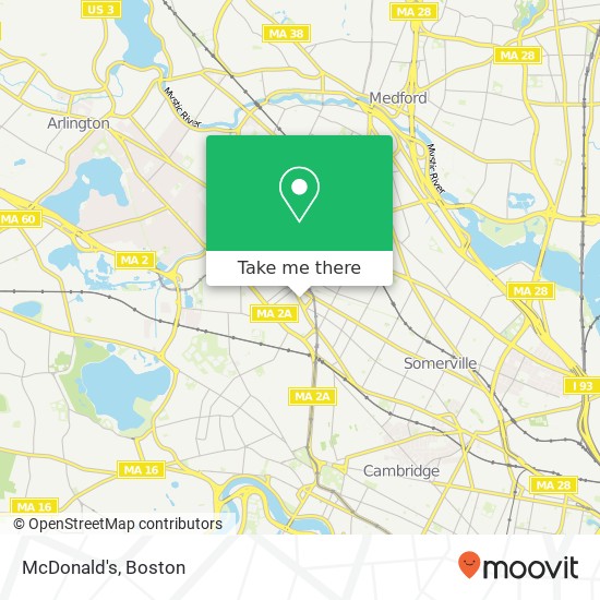 McDonald's map