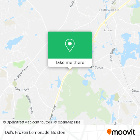 Del's Frozen Lemonade map