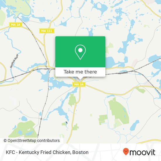 KFC - Kentucky Fried Chicken map