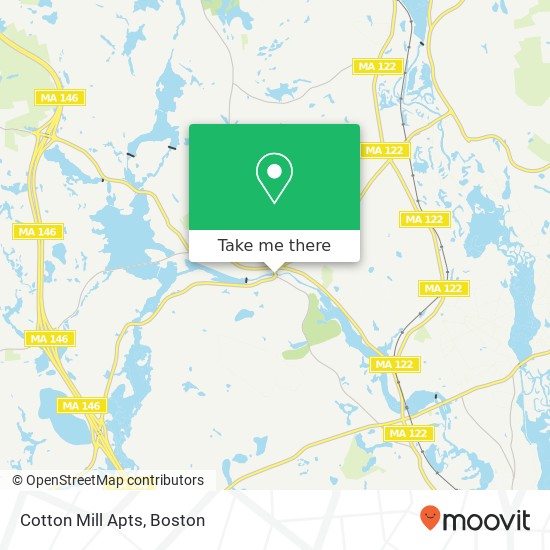 Mapa de Cotton Mill Apts