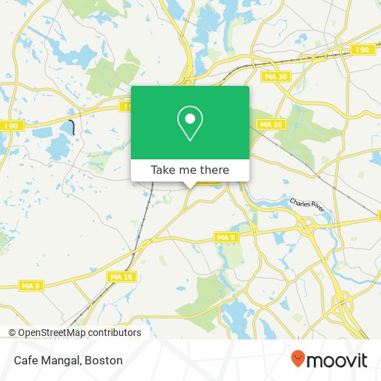 Mapa de Cafe Mangal