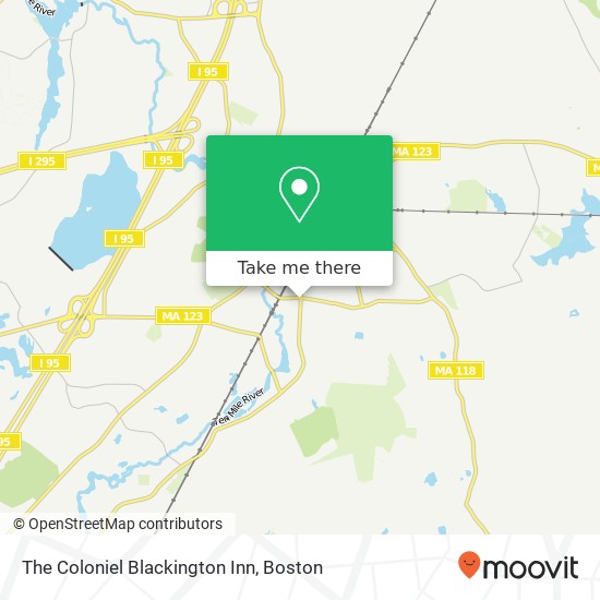 Mapa de The Coloniel Blackington Inn