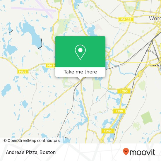 Mapa de Andrea's Pizza