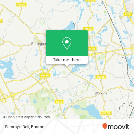 Sammy's Deli map