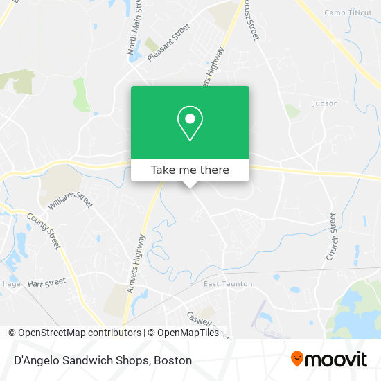 D'Angelo Sandwich Shops map