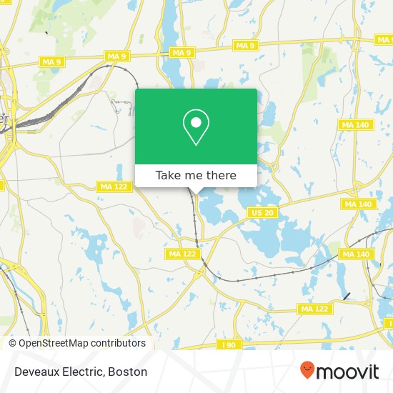 Deveaux Electric map