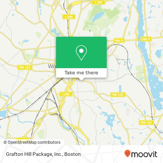 Grafton Hill Package, Inc. map