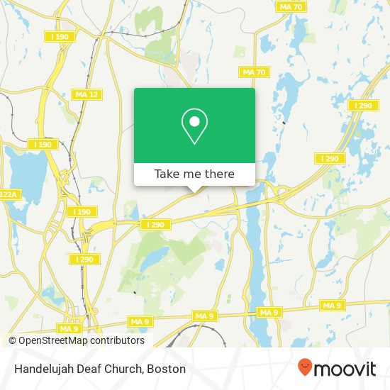 Handelujah Deaf Church map