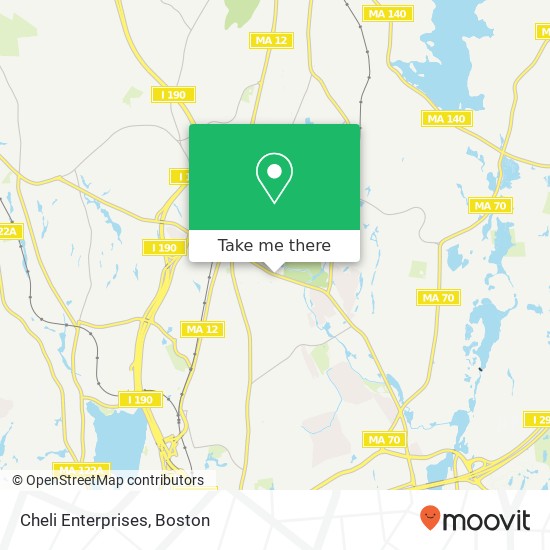 Cheli Enterprises map