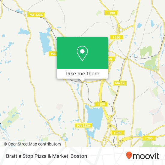 Brattle Stop Pizza & Market map