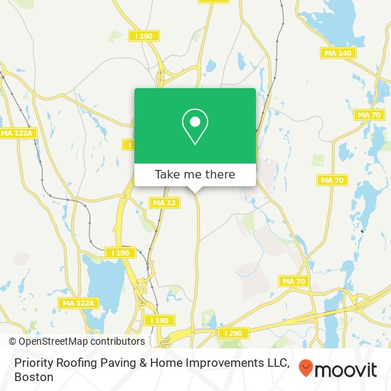 Priority Roofing Paving & Home Improvements LLC map