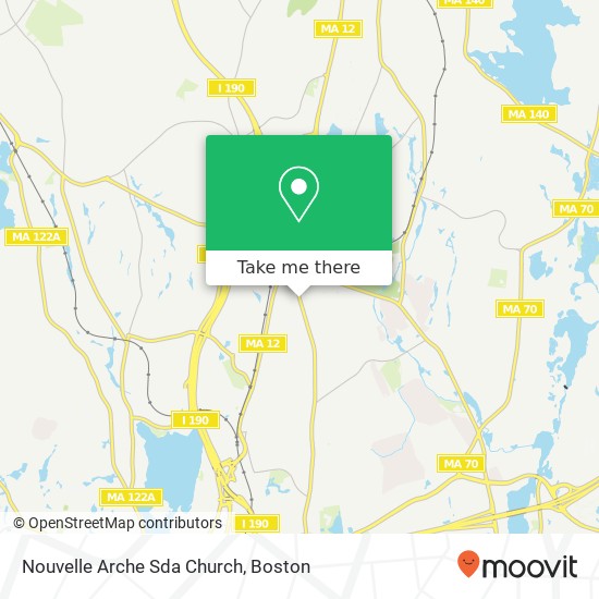 Nouvelle Arche Sda Church map