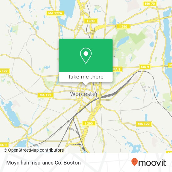 Mapa de Moynihan Insurance Co