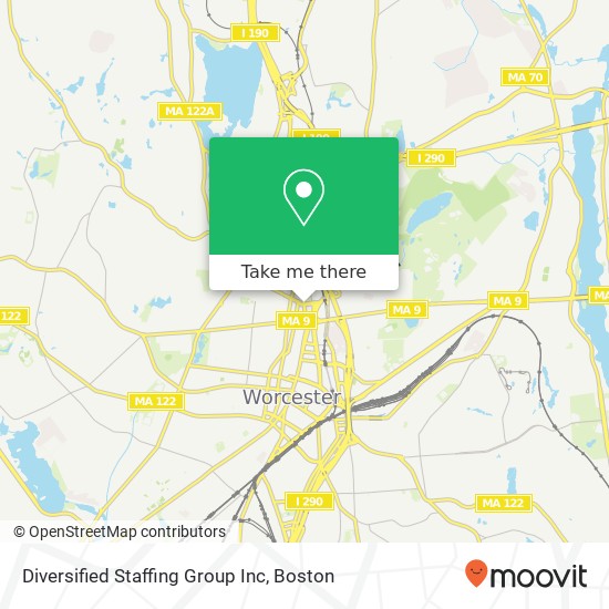 Mapa de Diversified Staffing Group Inc