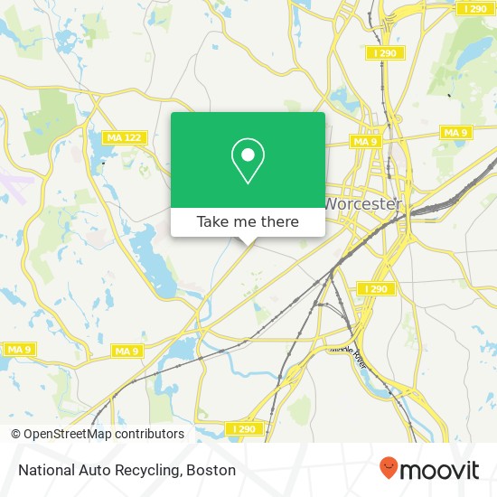 Mapa de National Auto Recycling