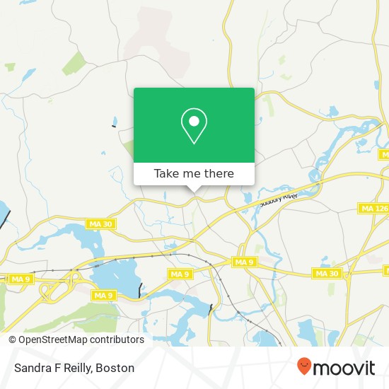 Sandra F Reilly map