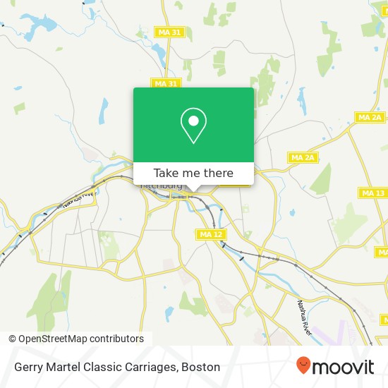 Gerry Martel Classic Carriages map