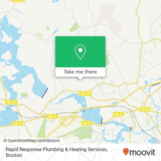 Rapid Response Plumbing & Heating Services map