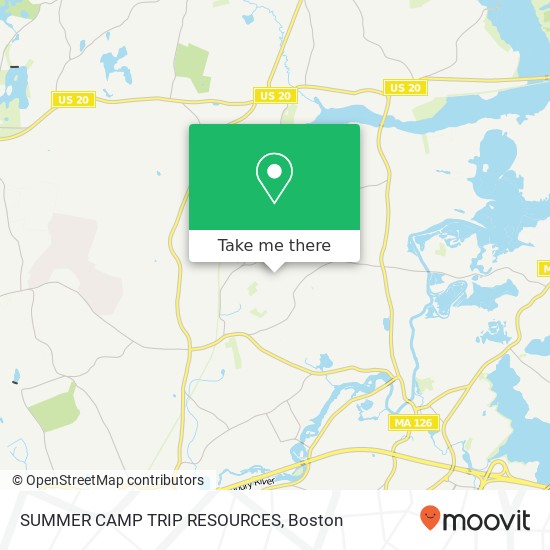 Mapa de SUMMER CAMP TRIP RESOURCES