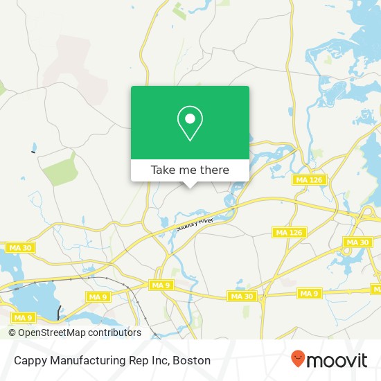 Cappy Manufacturing Rep Inc map