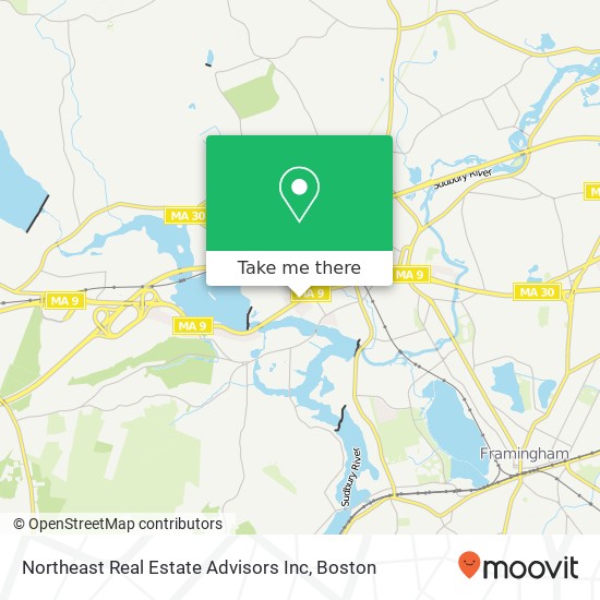 Northeast Real Estate Advisors Inc map