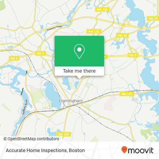 Mapa de Accurate Home Inspections