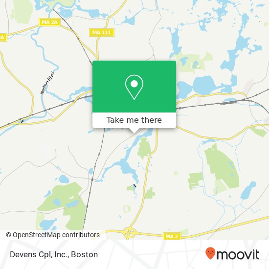 Mapa de Devens Cpl, Inc.