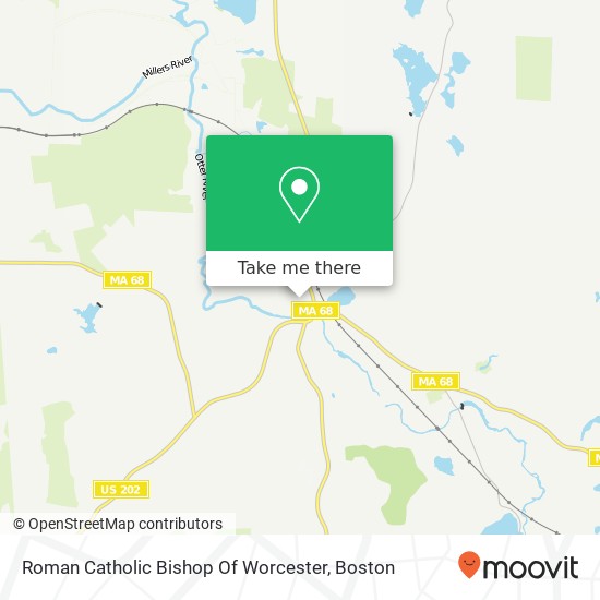 Mapa de Roman Catholic Bishop Of Worcester
