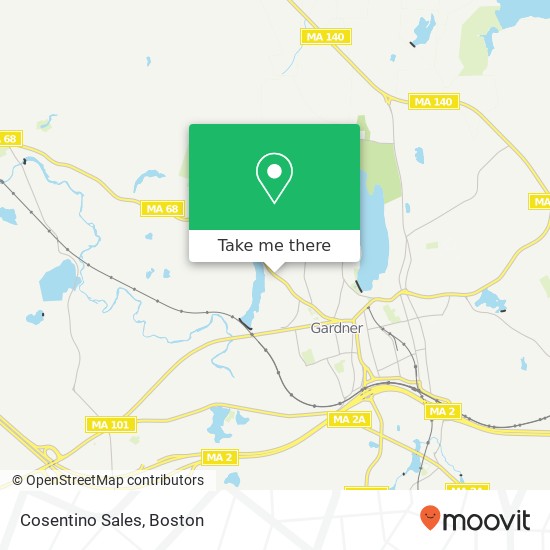 Cosentino Sales map