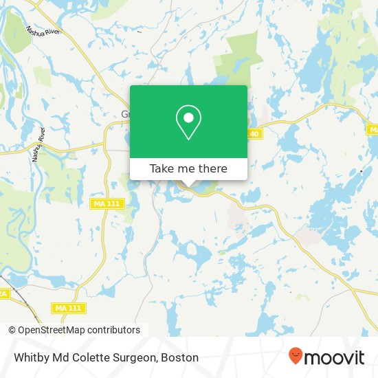 Whitby Md Colette Surgeon map