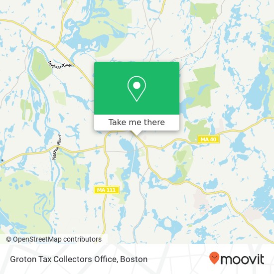 Mapa de Groton Tax Collectors Office