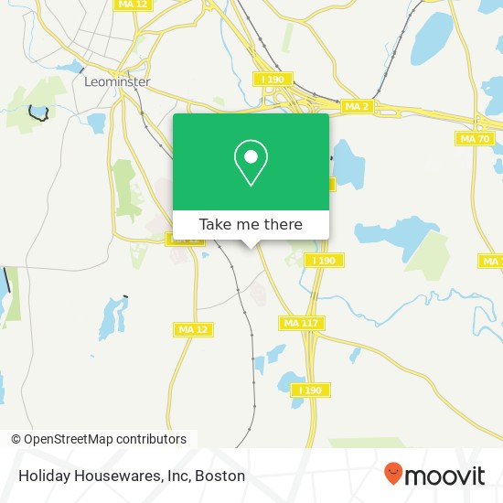 Holiday Housewares, Inc map