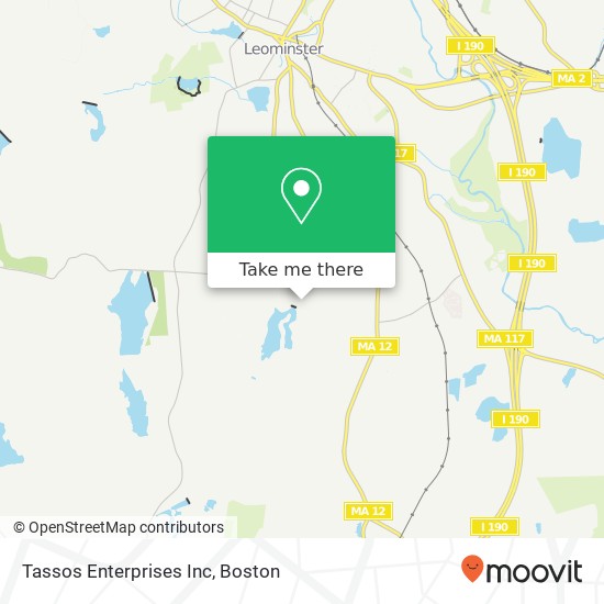 Tassos Enterprises Inc map